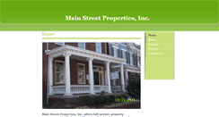 Desktop Screenshot of mainstreetpropertiesinc.net