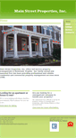 Mobile Screenshot of mainstreetpropertiesinc.net